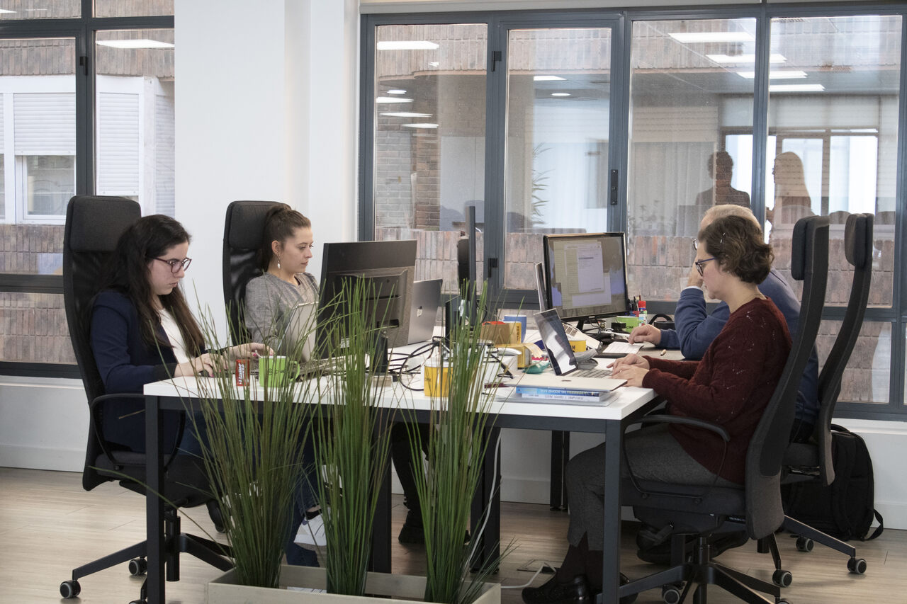 Puestos de coworking
